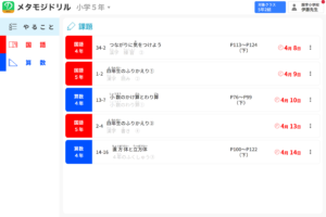 メタモジドリル:やること